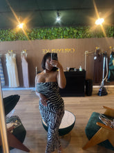 Zebra Maxi Dress