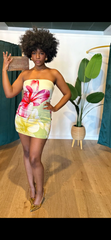 Flower Mini Dress