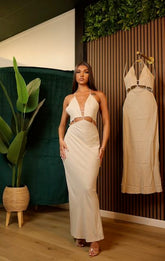 Linen Cut Out MAXI