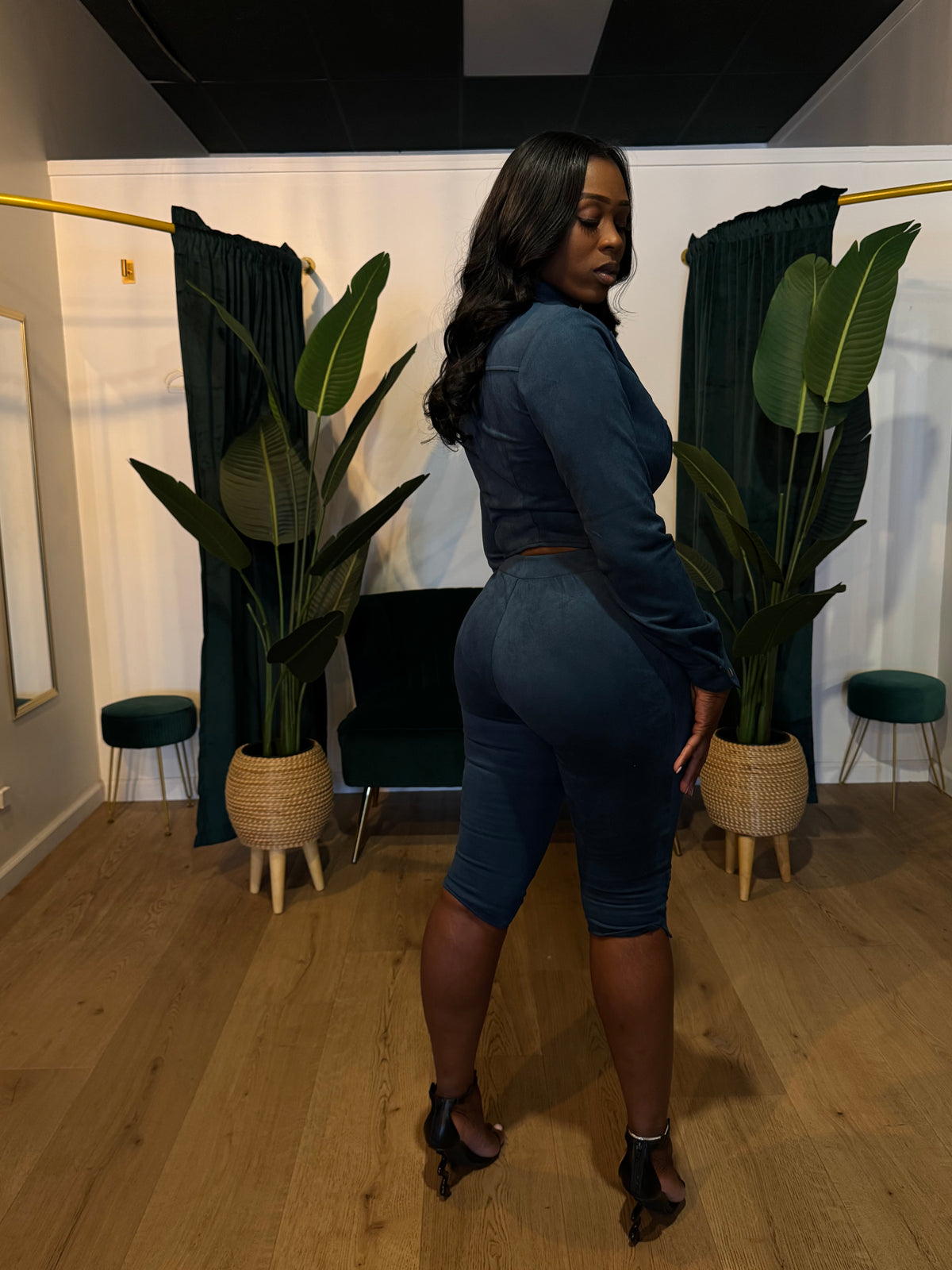 Blue Suede Set