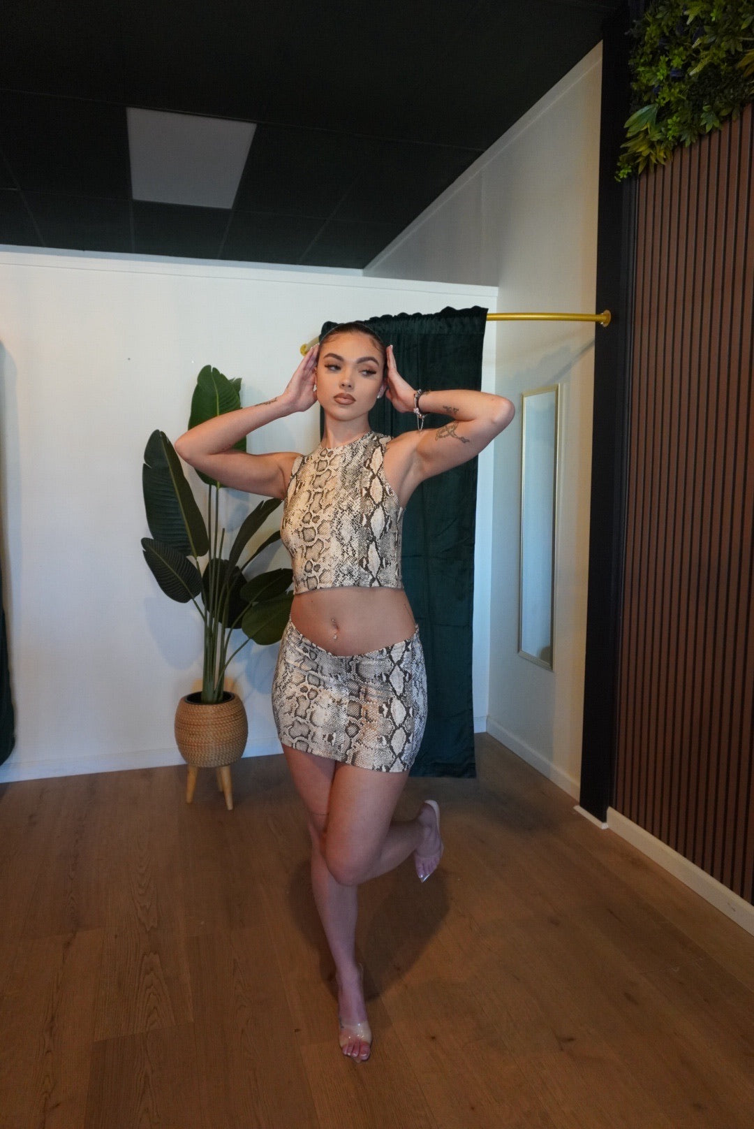 Animal Skirt Set