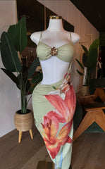 Green Slip Dress